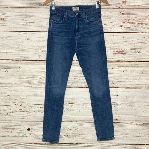 Agolde Sophie High Rise Skinny Crop Jeans in Adore Sz 27 - Picture 5 of 14
